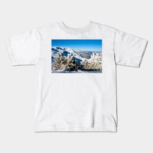 Courchevel 3 Valleys French Alps France Kids T-Shirt